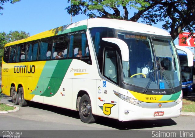 Empresa Gontijo de Transportes 18130 na cidade de Vitória, Espírito Santo, Brasil, por Saimom  Lima. ID da foto: 5772020.