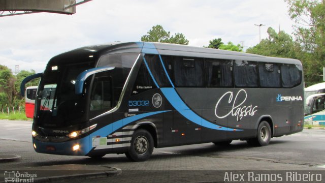 Empresa de Ônibus Nossa Senhora da Penha 53032 na cidade de Taubaté, São Paulo, Brasil, por Alex Ramos Ribeiro. ID da foto: 5772952.