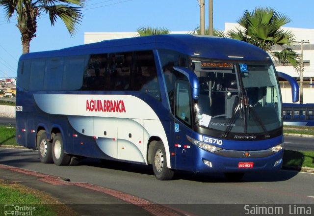 Viação Águia Branca 26710 na cidade de Vitória, Espírito Santo, Brasil, por Saimom  Lima. ID da foto: 5771477.