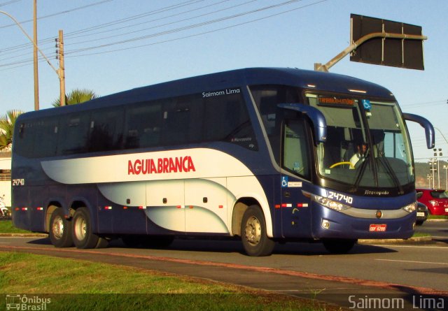 Viação Águia Branca 24740 na cidade de Vitória, Espírito Santo, Brasil, por Saimom  Lima. Número da foto: #5771471.