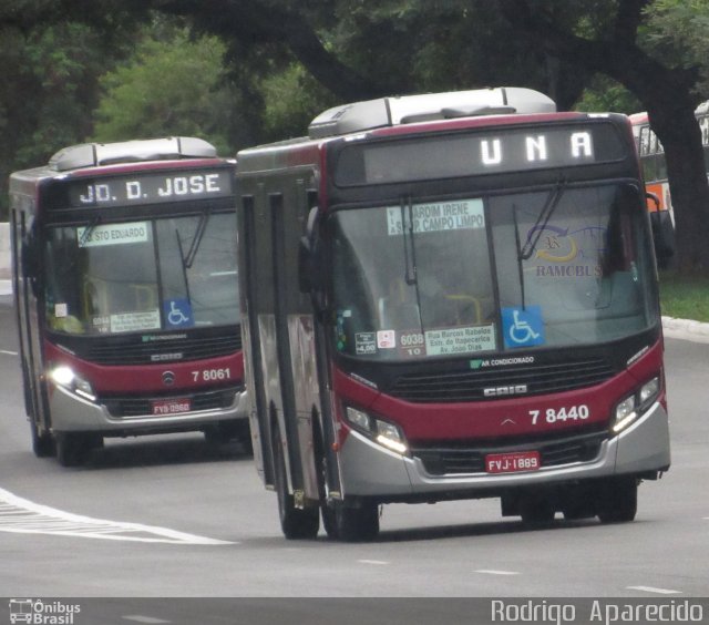 Transwolff Transportes e Turismo 7 8440 na cidade de São Paulo, São Paulo, Brasil, por Rodrigo  Aparecido. Número da foto: #5772240.