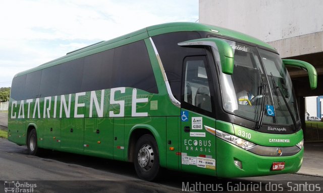 Auto Viação Catarinense 3310 na cidade de Campinas, São Paulo, Brasil, por Matheus Gabriel dos Santos. Número da foto: #5772977.