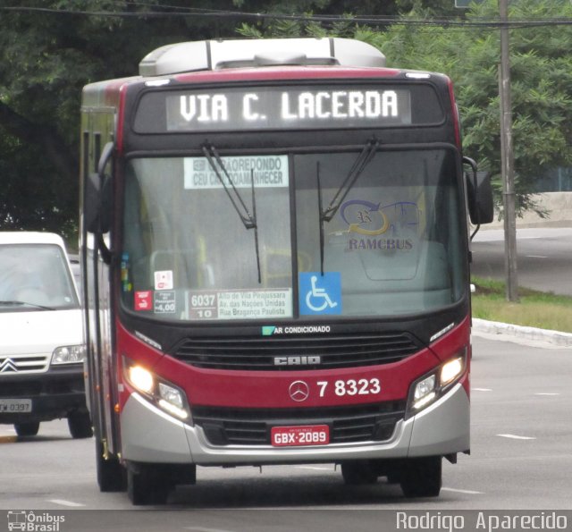 Transwolff Transportes e Turismo 7 8323 na cidade de São Paulo, São Paulo, Brasil, por Rodrigo  Aparecido. Número da foto: #5772199.