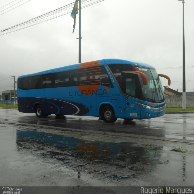 Litorânea Transportes Coletivos 5684 na cidade de São Sebastião, São Paulo, Brasil, por Rogerio Marques. ID da foto: 5771350.