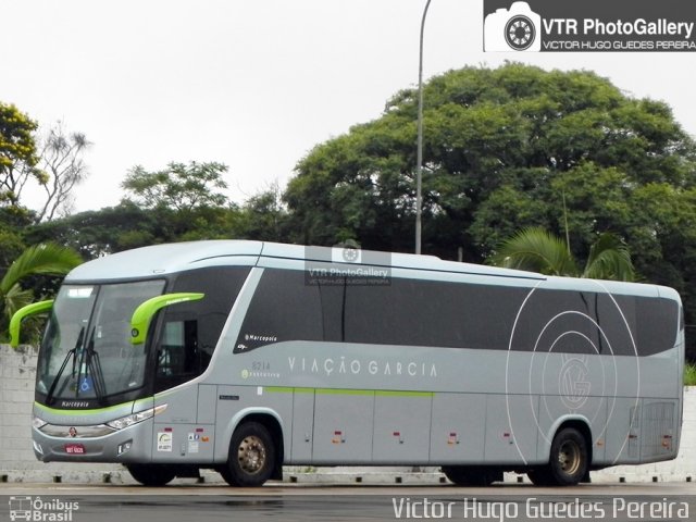 Viação Garcia 8214 na cidade de Maringá, Paraná, Brasil, por Victor Hugo Guedes Pereira. Número da foto: #5774189.