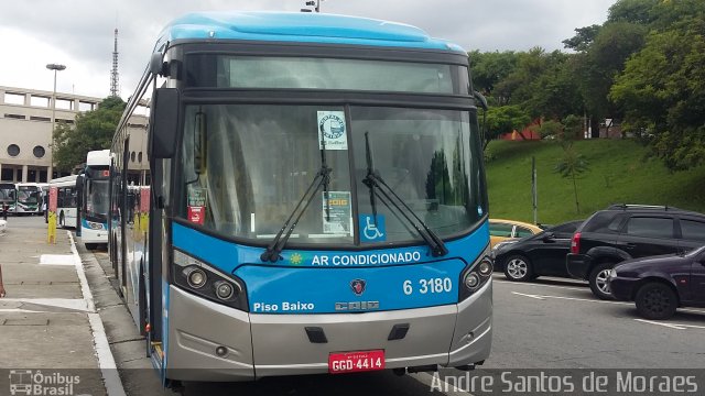 Viação Paratodos > São Jorge > Metropolitana São Paulo > Mobibrasil 6 3180 na cidade de São Paulo, São Paulo, Brasil, por Andre Santos de Moraes. Número da foto: #5774015.