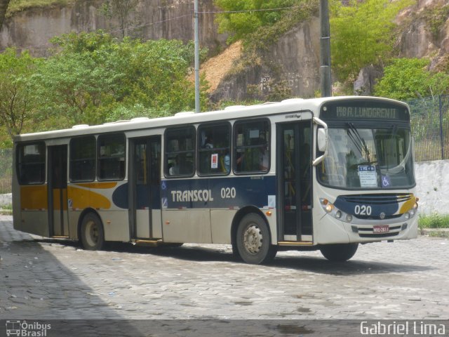 Transcol - Transportes Coletivos Ltda. 020 na cidade de Recife, Pernambuco, Brasil, por Gabriel Lima. Número da foto: #5773328.