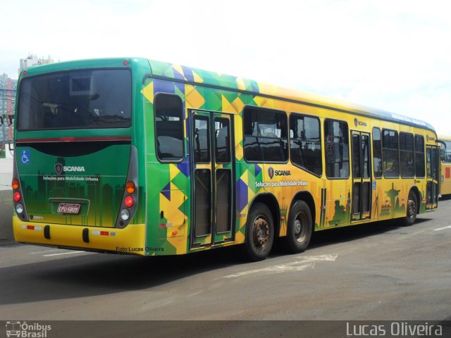 Londrisul Transportes Coletivos Scania na cidade de Londrina, Paraná, Brasil, por Lucas Oliveira . ID da foto: 5775379.