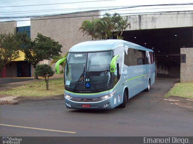 Viação Garcia 8104 na cidade de Apucarana, Paraná, Brasil, por Emanoel Diego.. ID da foto: 5774931.