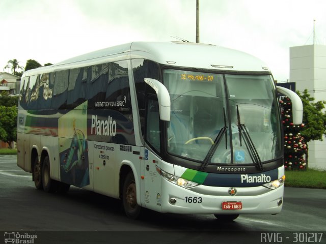 Planalto Transportes 1663 na cidade de Pato Branco, Paraná, Brasil, por Rodrigo Augusto  Vignaga. Número da foto: #5774891.