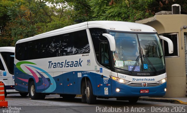 Trans Isaak Turismo 1267 na cidade de São Paulo, São Paulo, Brasil, por Cristiano Soares da Silva. Número da foto: #5774410.