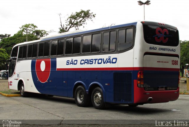 Viação São Cristóvão 1380 na cidade de São Paulo, São Paulo, Brasil, por Lucas Lima. ID da foto: 5774649.