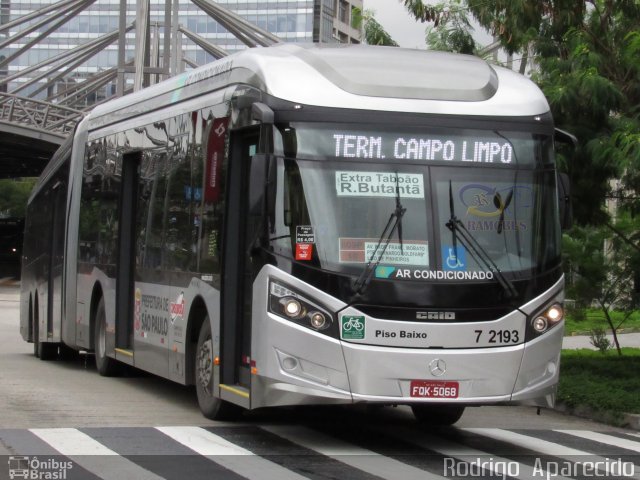 Viação Campo Belo 7 2193 na cidade de São Paulo, São Paulo, Brasil, por Rodrigo  Aparecido. Número da foto: #5774536.
