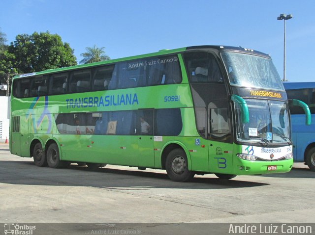 Transbrasiliana Transportes e Turismo 50921 na cidade de Goiânia, Goiás, Brasil, por André Luiz Canon. Número da foto: #5773891.