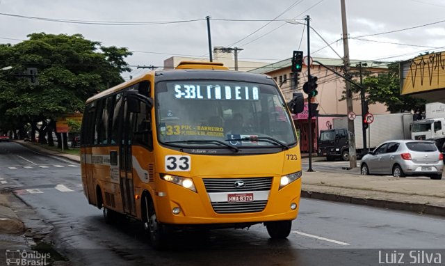 Transporte Suplementar de Belo Horizonte 723 na cidade de Belo Horizonte, Minas Gerais, Brasil, por Luiz Silva. ID da foto: 5774033.