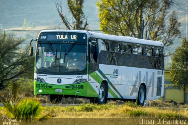 AVM - Autotransportes Valle del Mezquital 0308 na cidade de San Agustín Tlaxiaca, Hidalgo, México, por Omar Ramírez Thor2102. Número da foto: #5773358.