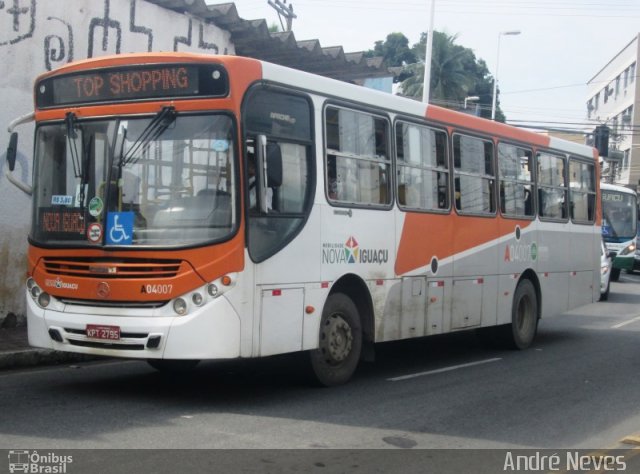 Auto Viação Vera Cruz - Belford Roxo A04007 na cidade de Nova Iguaçu, Rio de Janeiro, Brasil, por André Neves . Número da foto: #5774091.