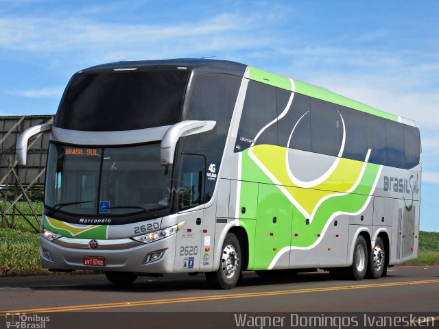 Brasil Sul Linhas Rodoviárias 2620 na cidade de Cambé, Paraná, Brasil, por Wagner Domingos Ivanesken. Número da foto: #5710879.