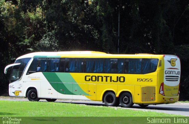 Empresa Gontijo de Transportes 19055 na cidade de Viana, Espírito Santo, Brasil, por Saimom  Lima. ID da foto: 5710945.