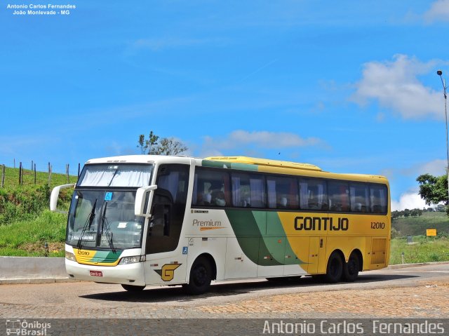 Empresa Gontijo de Transportes 12010 na cidade de João Monlevade, Minas Gerais, Brasil, por Antonio Carlos Fernandes. Número da foto: #5710622.