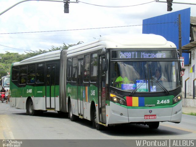 Mobibrasil São Lourenço >>> Mobi-PE 2.465 na cidade de Camaragibe, Pernambuco, Brasil, por Willian Pontual. ID da foto: 5710276.