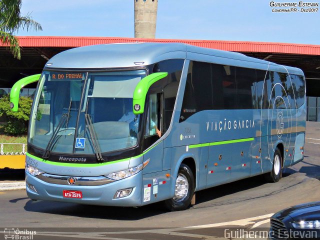 Viação Garcia 7356 na cidade de Londrina, Paraná, Brasil, por Guilherme Estevan. ID da foto: 5710456.