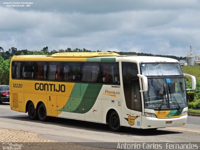 Empresa Gontijo de Transportes 12220 na cidade de João Monlevade, Minas Gerais, Brasil, por Antonio Carlos Fernandes. ID da foto: 5710626.