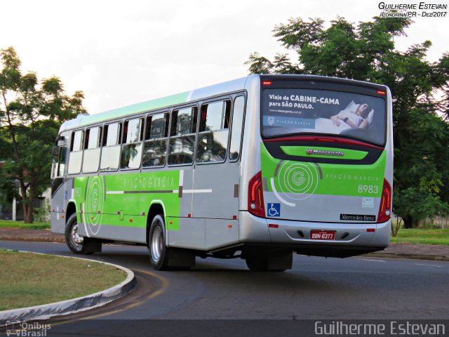 Viação Garcia 8983 na cidade de Londrina, Paraná, Brasil, por Guilherme Estevan. Número da foto: #5710464.
