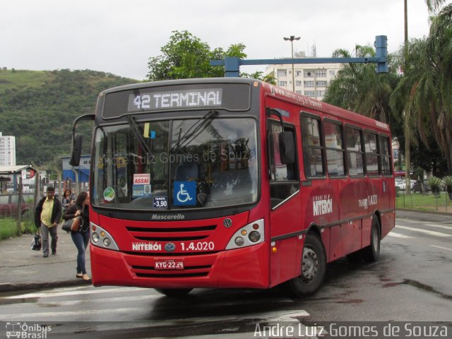 Expresso Barreto 1.4.020 na cidade de Niterói, Rio de Janeiro, Brasil, por André Luiz Gomes de Souza. ID da foto: 5713814.