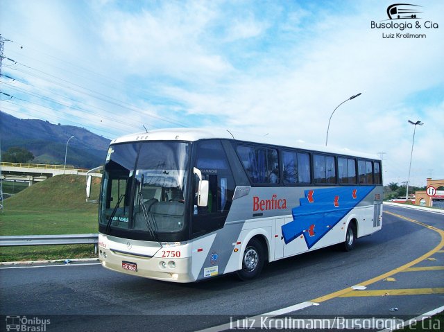 Transportadora Turística Benfica 2750 na cidade de Aparecida, São Paulo, Brasil, por Luiz Krolman. Número da foto: #5712376.
