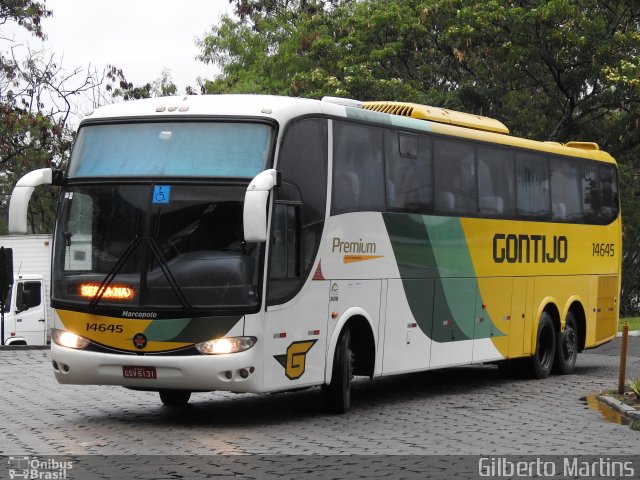 Empresa Gontijo de Transportes 14645 na cidade de Vitória, Espírito Santo, Brasil, por Gilberto Martins. ID da foto: 5712975.