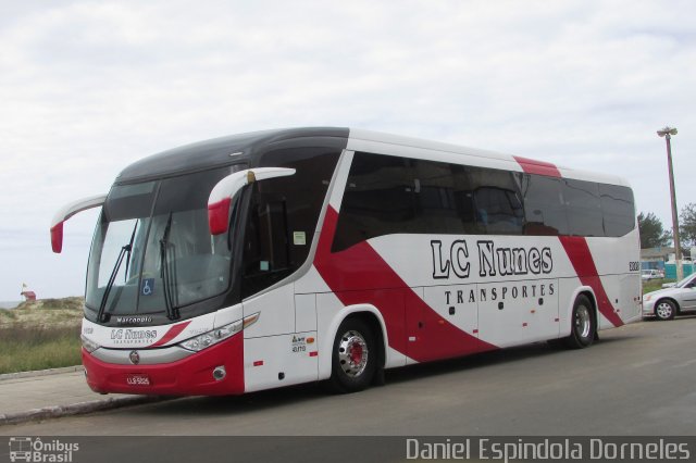 LC Nunes Transportes 2010 na cidade de Tramandaí, Rio Grande do Sul, Brasil, por Daniel Espindola Dorneles. Número da foto: #5712924.