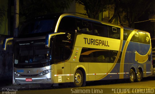 Turispall Transporte e Turismo 5400 na cidade de Vitória, Espírito Santo, Brasil, por Saimom  Lima. ID da foto: 5713530.