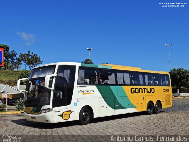 Empresa Gontijo de Transportes 12565 na cidade de João Monlevade, Minas Gerais, Brasil, por Antonio Carlos Fernandes. ID da foto: 5713298.