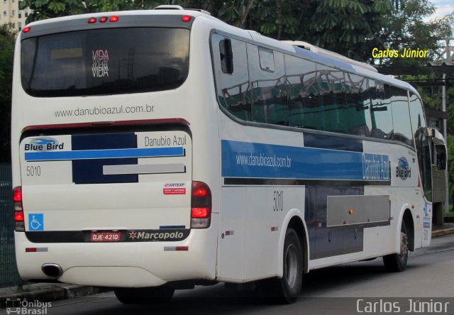 VIDA - Viação Danúbio Azul 5010 na cidade de São Paulo, São Paulo, Brasil, por Carlos Júnior. ID da foto: 5715680.