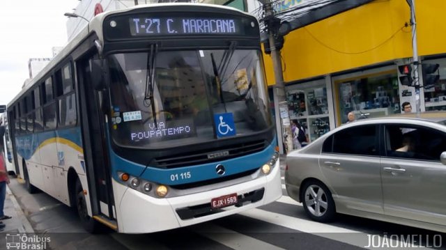 Viação Guaianazes 01 115 na cidade de Santo André, São Paulo, Brasil, por Matheus  Nascimento. Número da foto: #5715499.