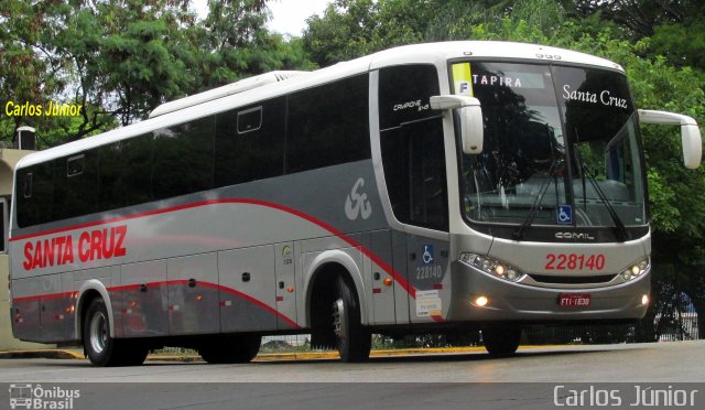 Viação Santa Cruz 228140 na cidade de São Paulo, São Paulo, Brasil, por Carlos Júnior. ID da foto: 5715666.