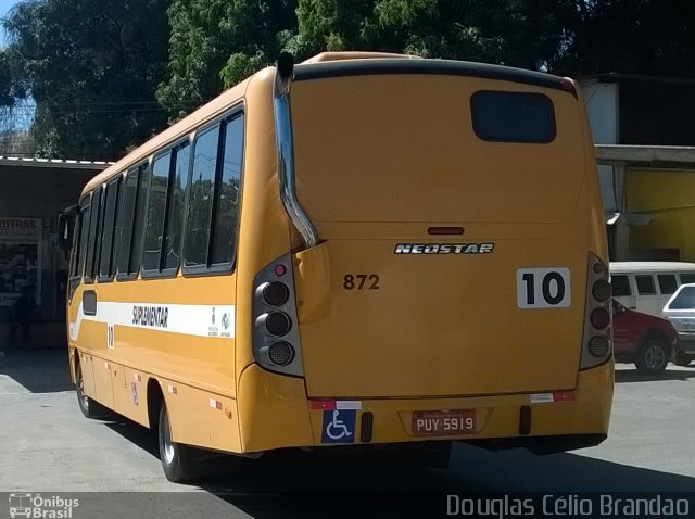 Transporte Suplementar de Belo Horizonte 872 na cidade de Belo Horizonte, Minas Gerais, Brasil, por Douglas Célio Brandao. Número da foto: #5715890.