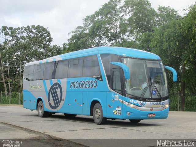 Auto Viação Progresso 6240 na cidade de Recife, Pernambuco, Brasil, por Matheus Lex. Número da foto: #5714197.