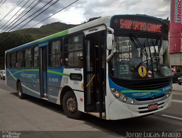 Viação Ponte Coberta RJ 190.089 na cidade de Nova Iguaçu, Rio de Janeiro, Brasil, por Jorge Lucas Araújo. Número da foto: #5715542.