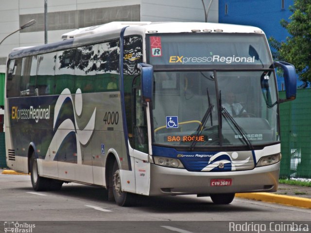 Expresso Regional 4000 na cidade de São Paulo, São Paulo, Brasil, por Rodrigo Coimbra. Número da foto: #5716097.
