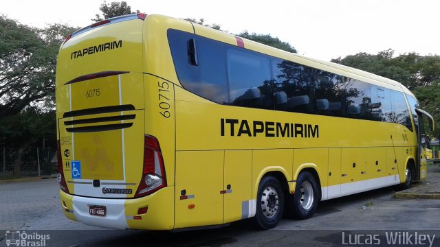 Viação Itapemirim 60715 na cidade de São Paulo, São Paulo, Brasil, por Lucas Wilkley. Número da foto: #5717668.