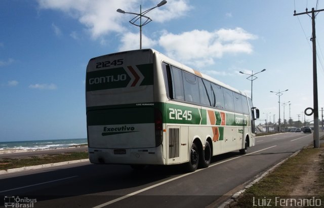 Empresa Gontijo de Transportes 21245 na cidade de Maceió, Alagoas, Brasil, por Luiz Fernando. ID da foto: 5719344.