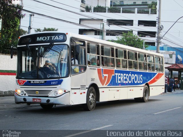 Viação Teresópolis 2057 na cidade de Teresópolis, Rio de Janeiro, Brasil, por Diego Oliveira. Número da foto: #5716904.