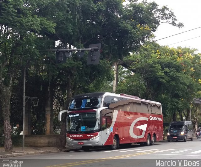 Expresso Gardenia 4135 na cidade de Poços de Caldas, Minas Gerais, Brasil, por Marcio V Boas. Número da foto: #5718422.
