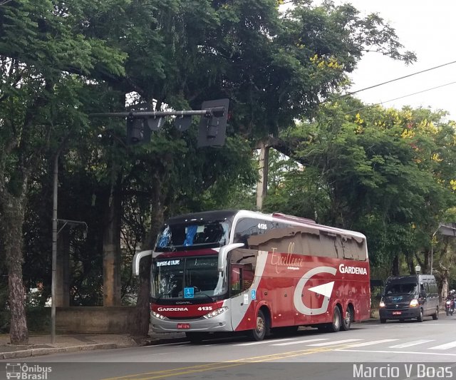 Expresso Gardenia 4135 na cidade de Poços de Caldas, Minas Gerais, Brasil, por Marcio V Boas. ID da foto: 5718422.