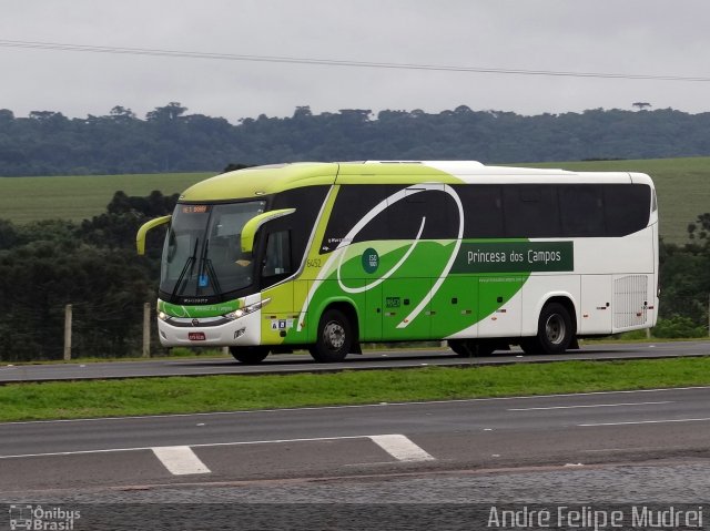 Expresso Princesa dos Campos 6452 na cidade de Ponta Grossa, Paraná, Brasil, por André Felipe Mudrei. ID da foto: 5720689.