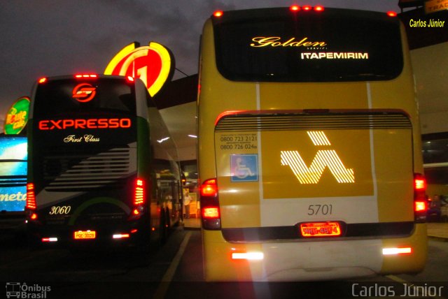 Viação Itapemirim 5701 na cidade de Pirassununga, São Paulo, Brasil, por Carlos Júnior. Número da foto: #5720850.
