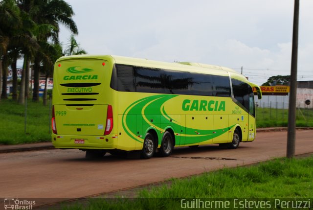 Viação Garcia 7959 na cidade de Campo Mourão, Paraná, Brasil, por Guilherme Esteves Peruzzi. Número da foto: #5720472.