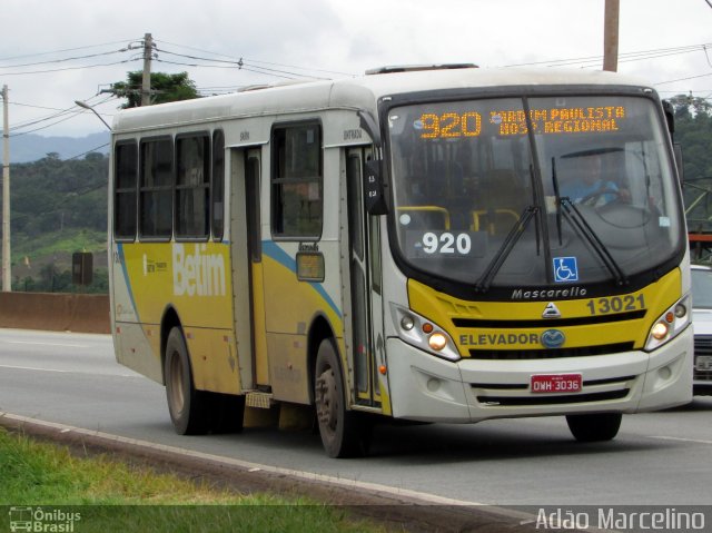 Viação Santa Edwiges 13021 na cidade de Betim, Minas Gerais, Brasil, por Adão Raimundo Marcelino. ID da foto: 5723607.